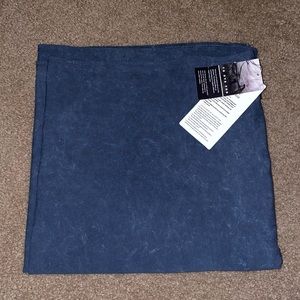 Lululemon Washed Code Blue Vinyasa Scarf